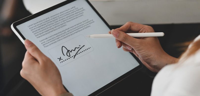 Header web page signing hub